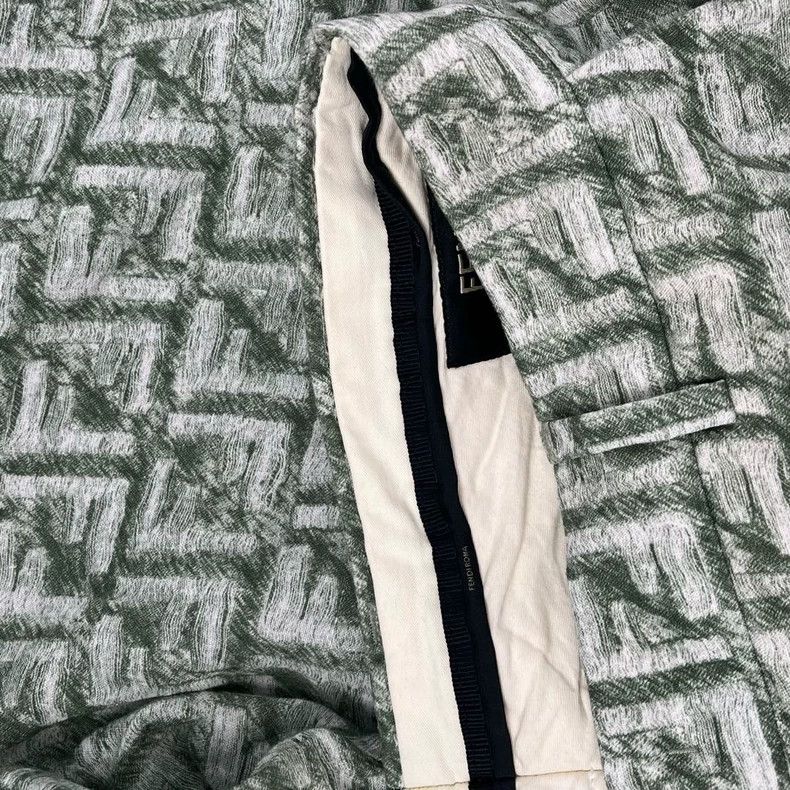 Fendi FENDI Logo All-over Print Slim Straight Shorts - dmc Size US 36 / EU 52 - 4 Thumbnail