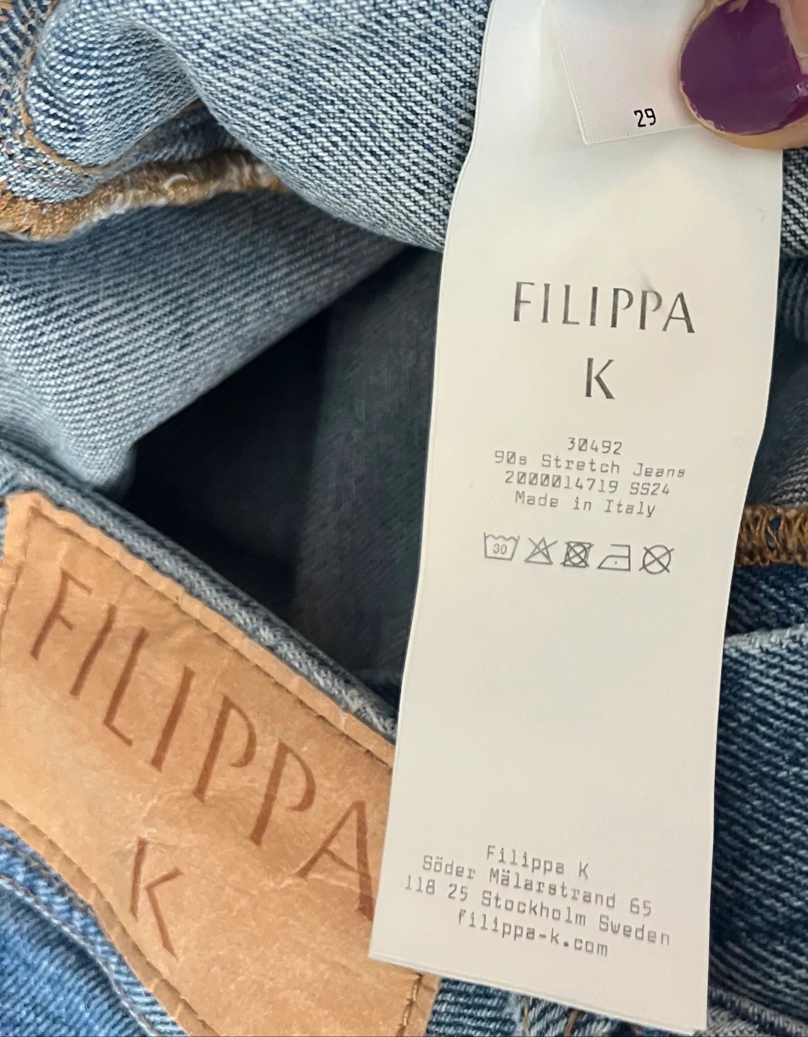 Filippa K Filippa K 90s Stretch Jeans Jeans Size 30" / US 8 / IT 44 - 4 Thumbnail