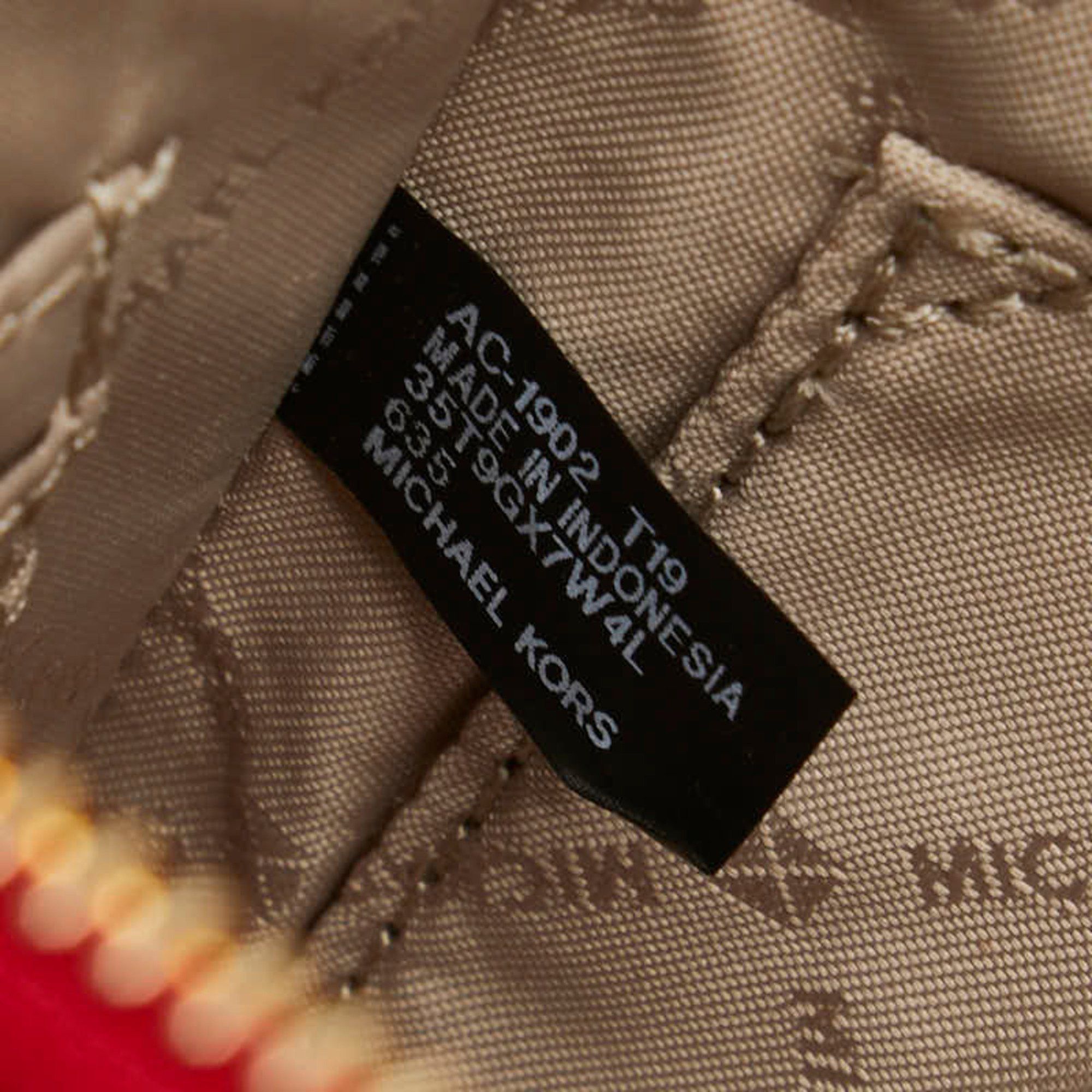 Michael Kors Michael Kors Butterfly Motif Clutch Bag/Second Bag Red Leather Women's Size ONE SIZE - 10 Thumbnail