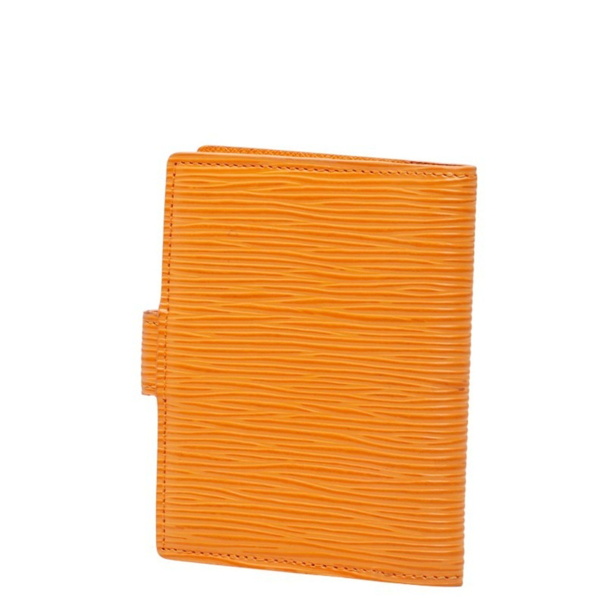 Louis Vuitton Louis Vuitton Epi Agenda Mini Planner Cover R2007H Mandarin Orange Leather Women's LOUIS VUITTON Size ONE SIZE - 2 Thumbnail