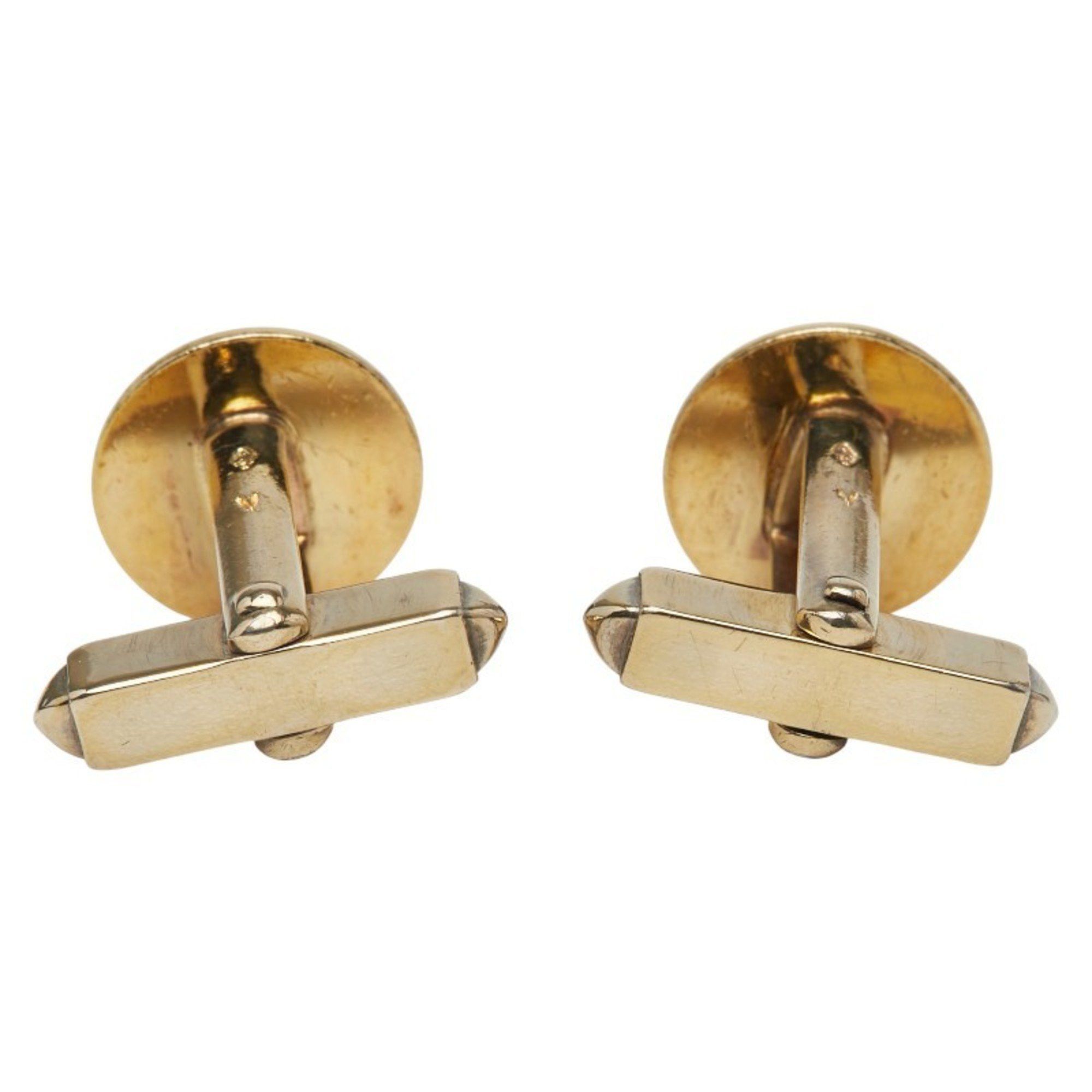 Louis Vuitton Louis Vuitton Bouton de Manchette Crew Cufflinks M30984 Gold Plated Men's LOUIS VUITTON Size ONE SIZE - 3 Thumbnail