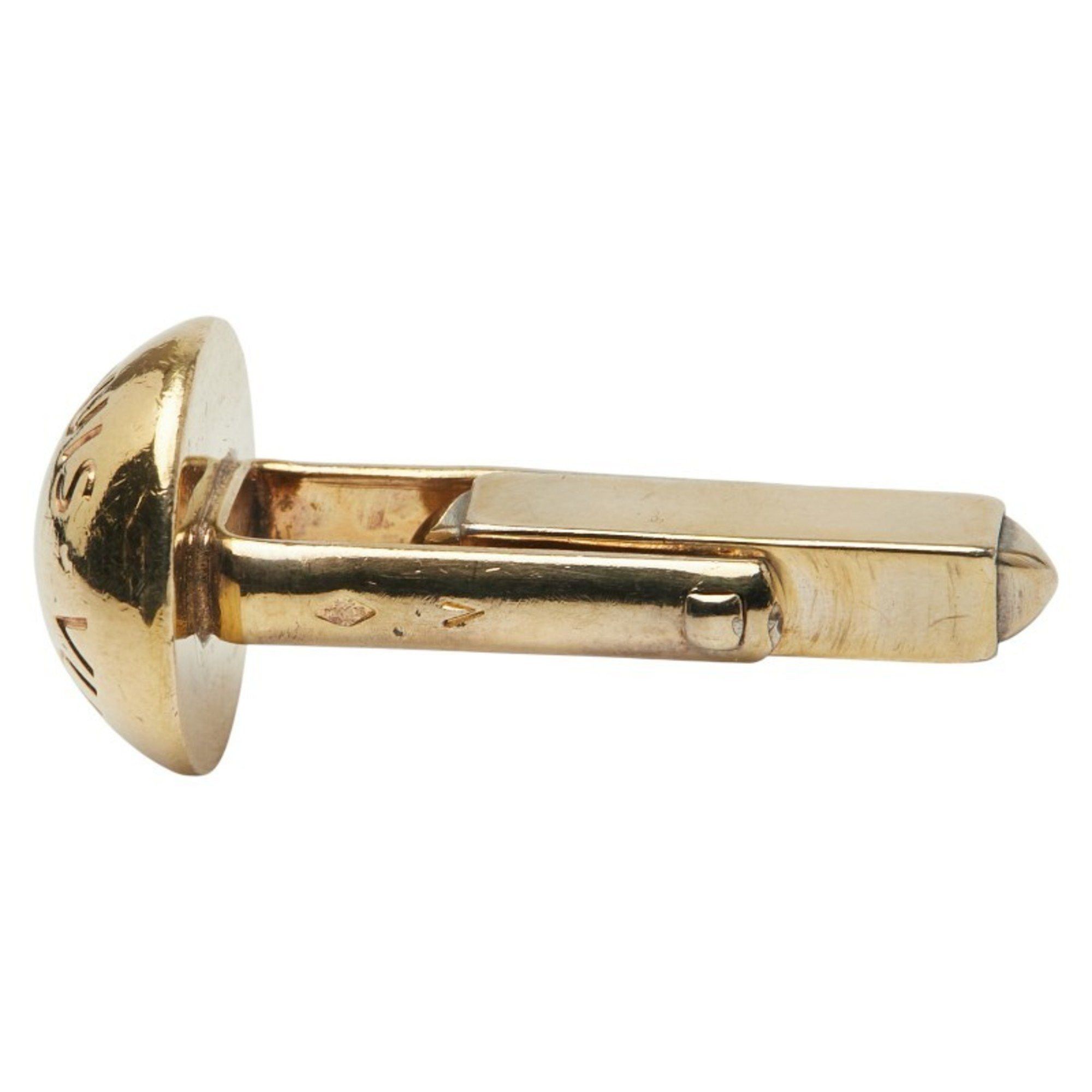 Louis Vuitton Louis Vuitton Bouton de Manchette Crew Cufflinks M30984 Gold Plated Men's LOUIS VUITTON Size ONE SIZE - 4 Thumbnail