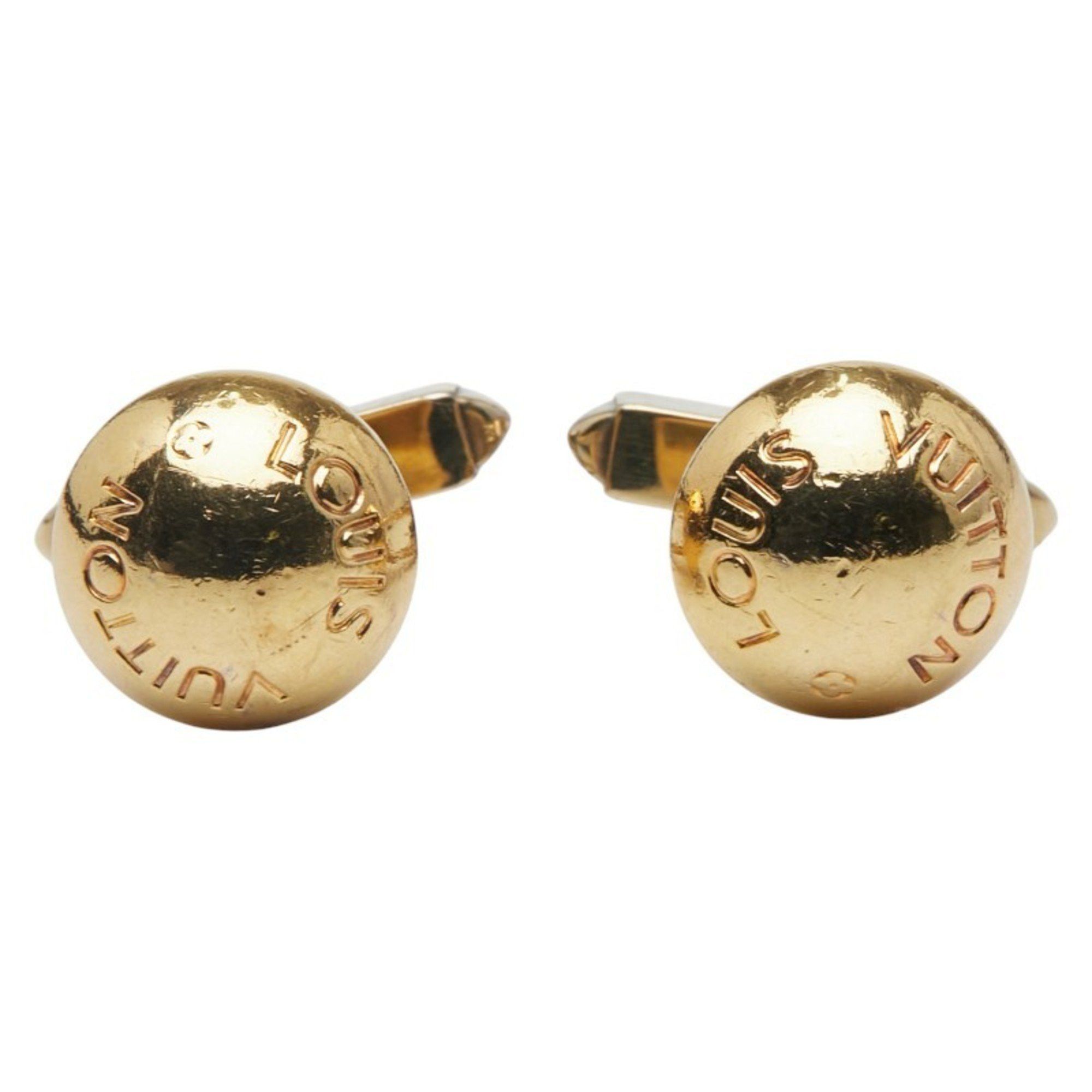 Louis Vuitton Louis Vuitton Bouton de Manchette Crew Cufflinks M30984 Gold Plated Men's LOUIS VUITTON Size ONE SIZE - 2 Thumbnail