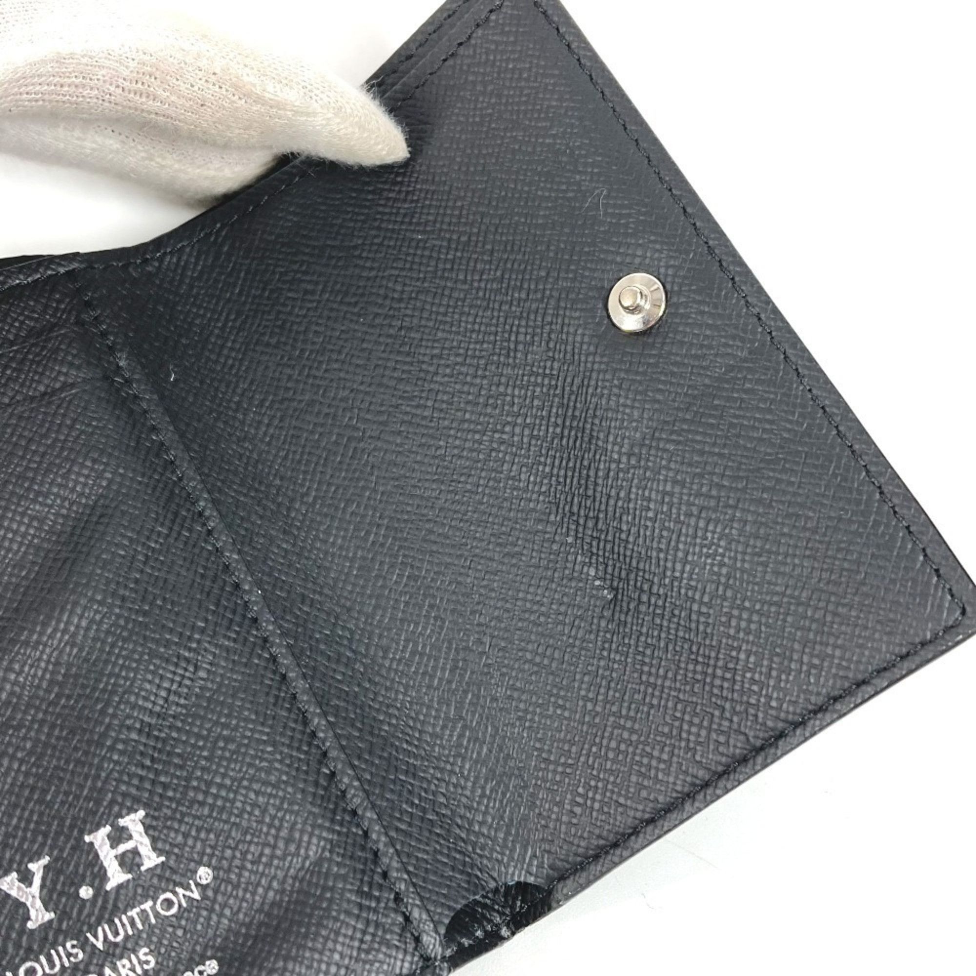Louis Vuitton LOUIS VUITTON M12598 Monogram Eclipse Victor Wallet, Compact Trifold Canvas, Black, for Men and Women Size ONE SIZE - 14 Thumbnail