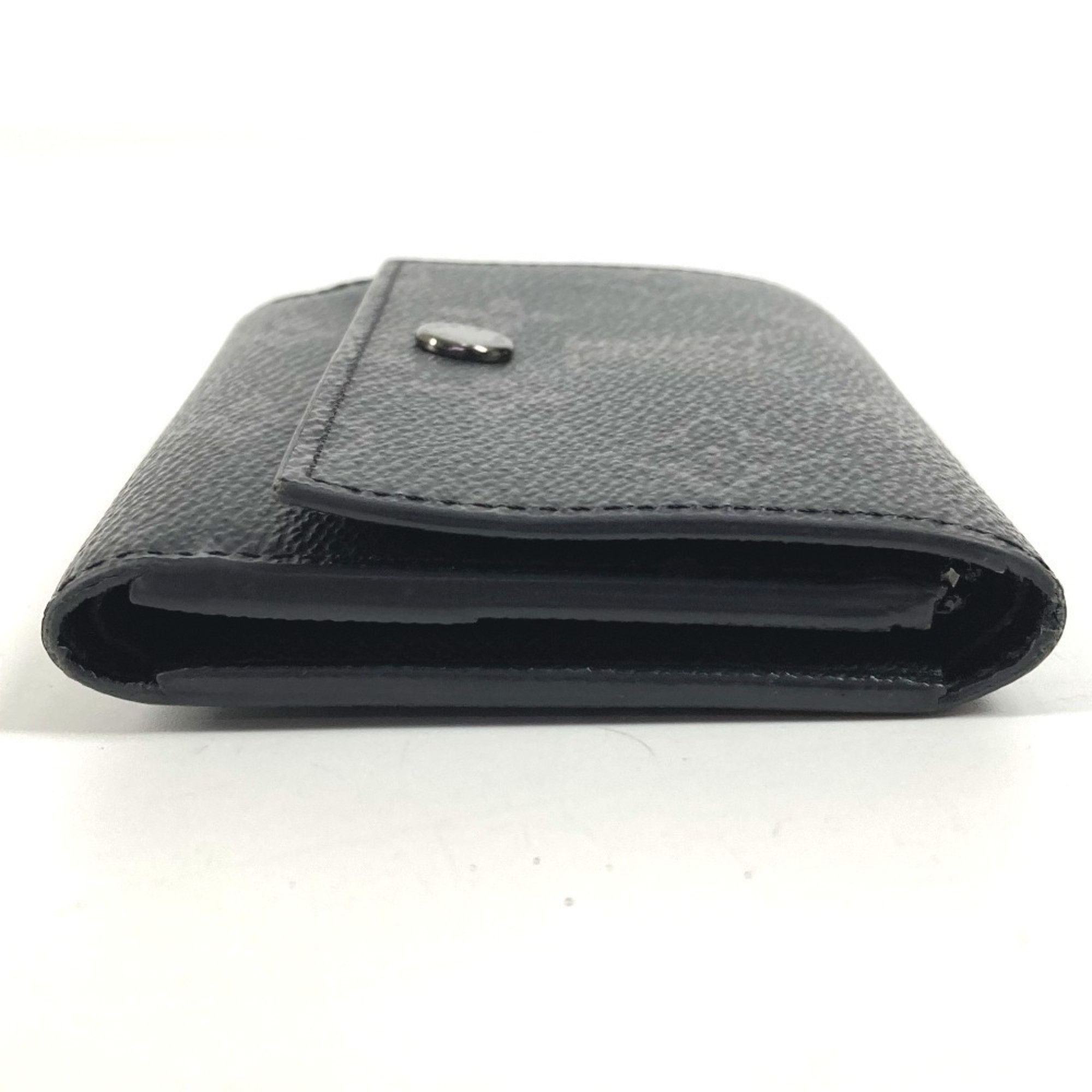 Louis Vuitton LOUIS VUITTON M12598 Monogram Eclipse Victor Wallet, Compact Trifold Canvas, Black, for Men and Women Size ONE SIZE - 3 Thumbnail