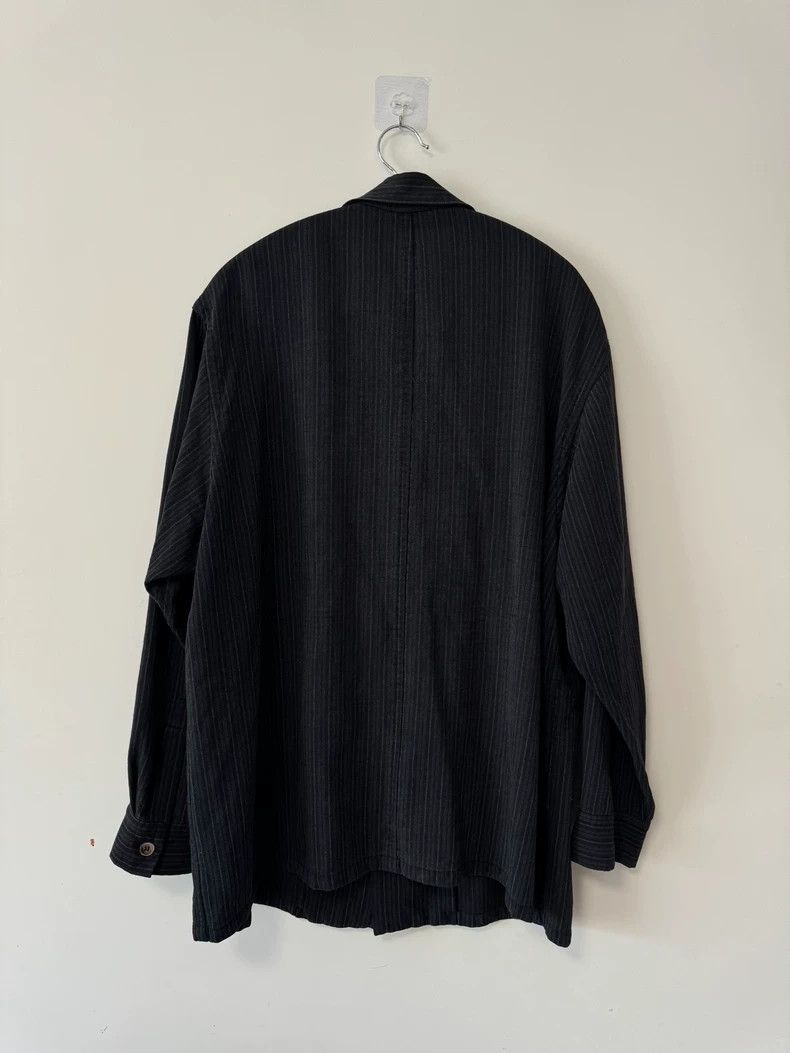 Yohji Yamamoto Yohji Yamamoto Y's Men Wool Striped Shirt - dmc Size US L / EU 52-54 / 3 - 2 Thumbnail