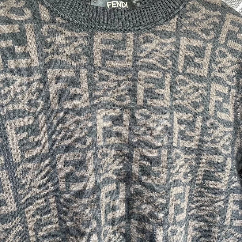 Fendi Fendi Double F Print Sweatshirt - dmc Size US XXS / EU 40 - 3 Thumbnail