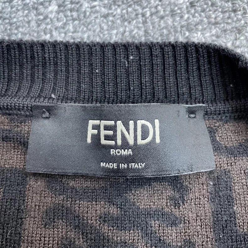 Fendi Fendi Double F Print Sweatshirt - dmc Size US XXS / EU 40 - 4 Thumbnail