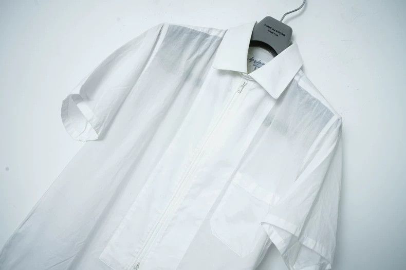 Yohji Yamamoto Yohji Yamamoto Short Sleeve Shirt - dmc Size US M / EU 48-50 / 2 - 3 Thumbnail