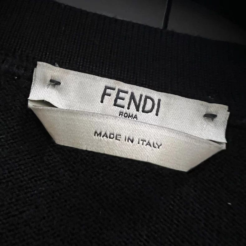 Fendi FENDI Devil Embroidery Knit Sweatshirt - dmc Size US M / EU 48-50 / 2 - 5 Thumbnail