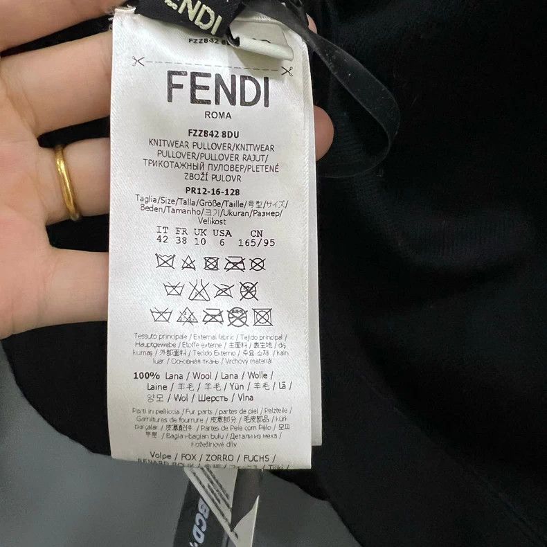 Fendi FENDI Devil Embroidery Knit Sweatshirt - dmc Size US M / EU 48-50 / 2 - 3 Thumbnail