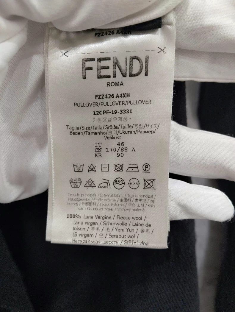 Fendi Fendi FF Wool Crewneck Sweater 46 - dmc Size US M / EU 48-50 / 2 - 5 Thumbnail