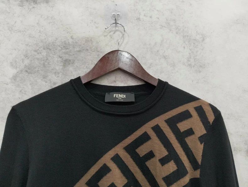 Fendi Fendi FF Wool Crewneck Sweater 46 - dmc Size US M / EU 48-50 / 2 - 3 Thumbnail