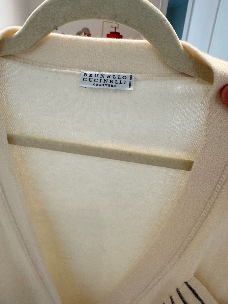 Brunello Cucinelli Brunello Cucinelli Cashmere Cardigan - dmc Size US M / EU 48-50 / 2 - 2 Thumbnail