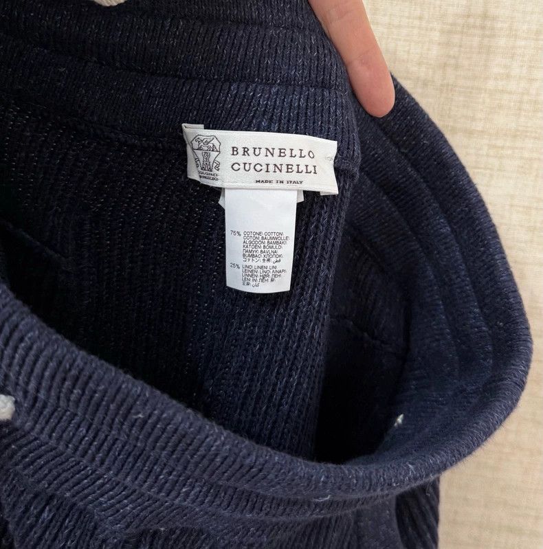 Brunello Cucinelli Brunello Cucinelli 24SS Knit Joggers - dmc Size US 31 - 6 Thumbnail