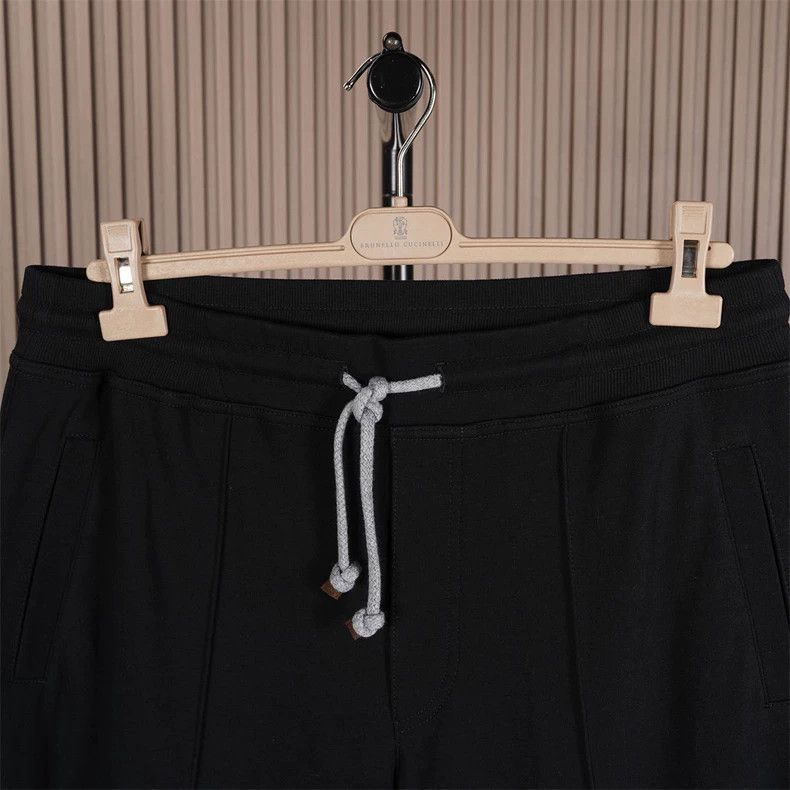 Brunello Cucinelli Brunello Cucinelli Men's Black Sweatpants - dmc Size US 31 - 3 Thumbnail
