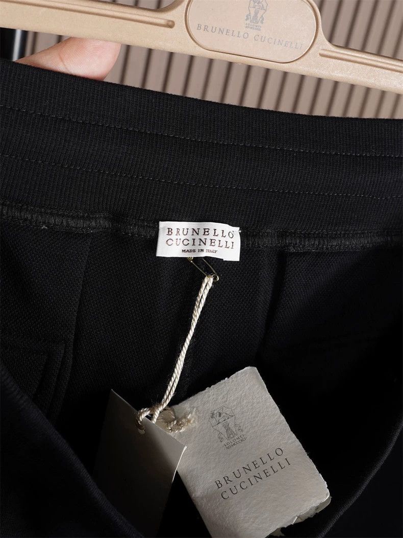 Brunello Cucinelli Brunello Cucinelli Men's Black Sweatpants - dmc Size US 31 - 4 Thumbnail
