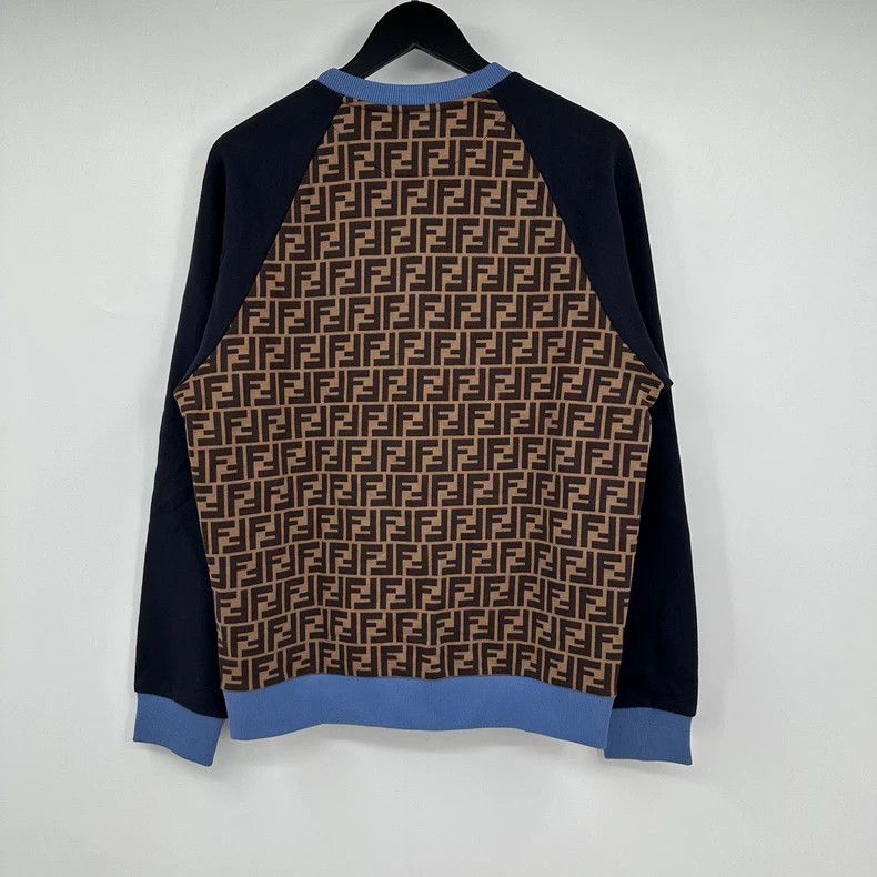 Fendi Fendi x Fila Spliced Logo Print Sweatshirt - dmc Size US M / EU 48-50 / 2 - 2 Thumbnail