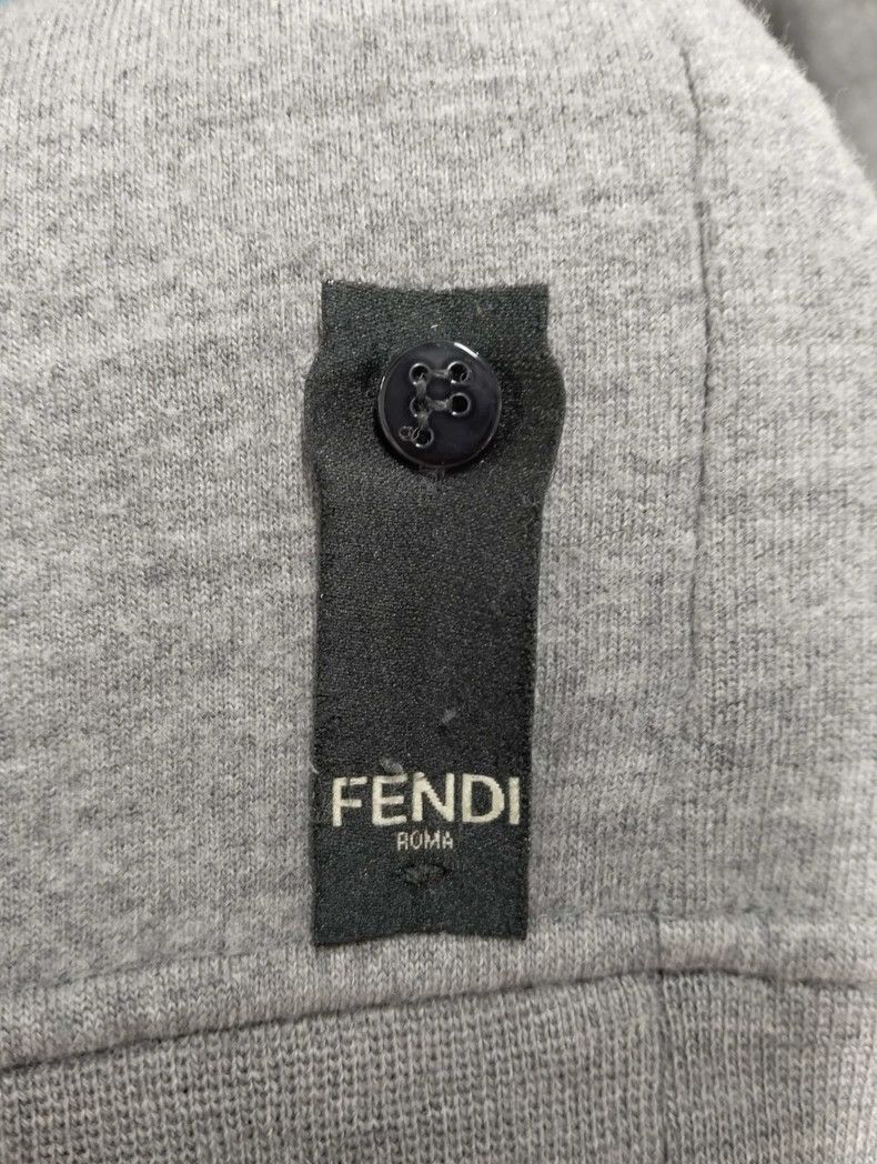 Fendi FENDI Gray Sweatshirt Size 44 - dmc Size US M / EU 48-50 / 2 - 6 Thumbnail