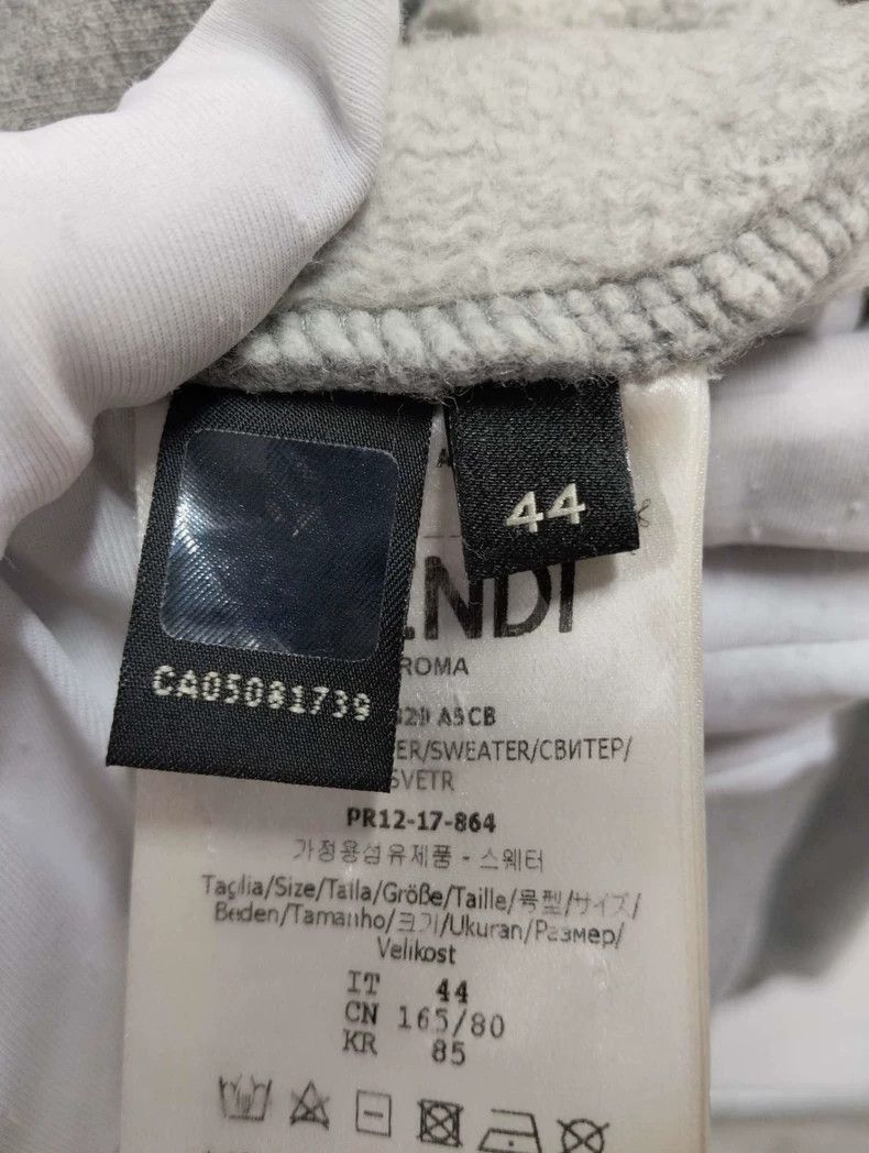 Fendi FENDI Gray Sweatshirt Size 44 - dmc Size US M / EU 48-50 / 2 - 5 Thumbnail