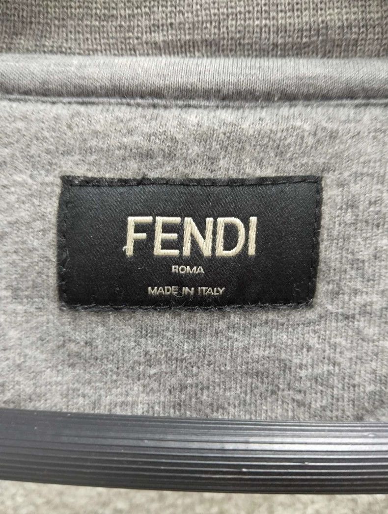 Fendi FENDI Gray Sweatshirt Size 44 - dmc Size US M / EU 48-50 / 2 - 3 Thumbnail