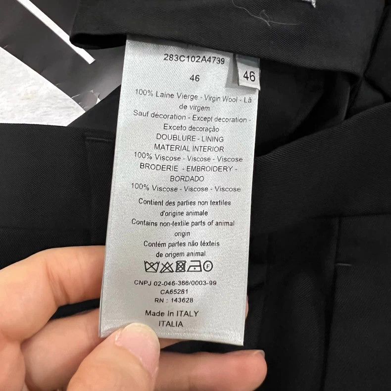 Dior Dior x Travis Scott Embroidered Logo Trousers - dmc Size US 36 / EU 52 - 5 Thumbnail