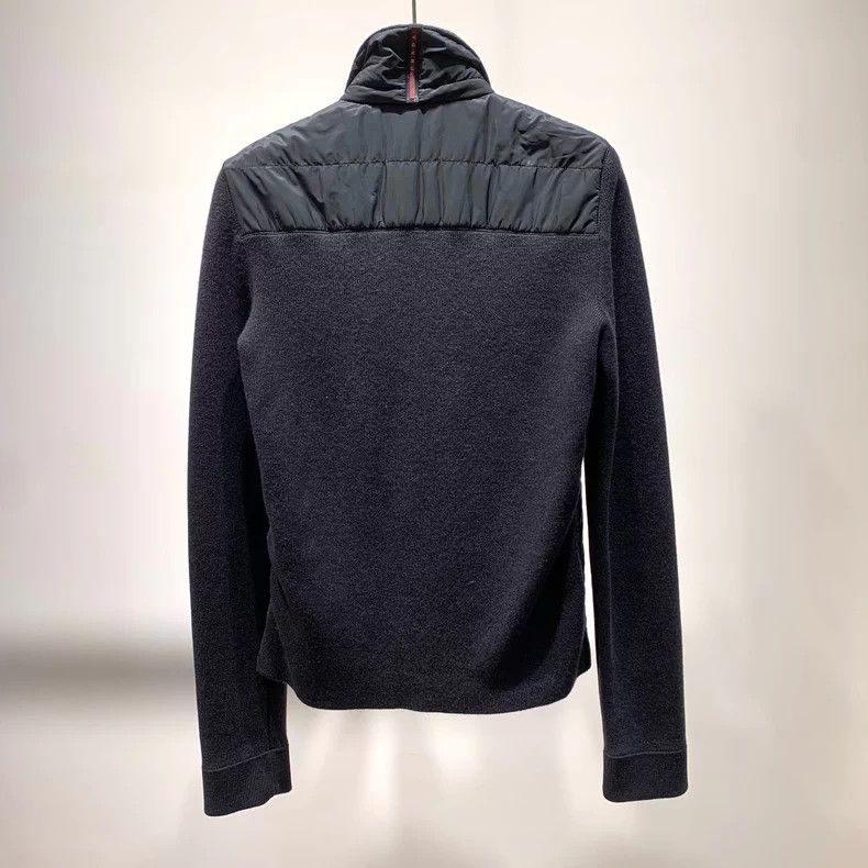 Prada Prada Classic Knit Panel Jacket - dmc Size US L / EU 52-54 / 3 - 2 Thumbnail