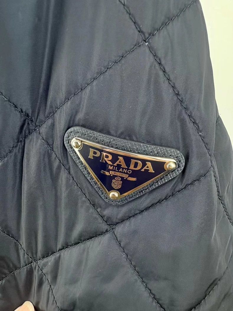 Prada PRADA Triangle Logo Quilted Down Jacket - dmc Size US L / EU 52-54 / 3 - 3 Thumbnail