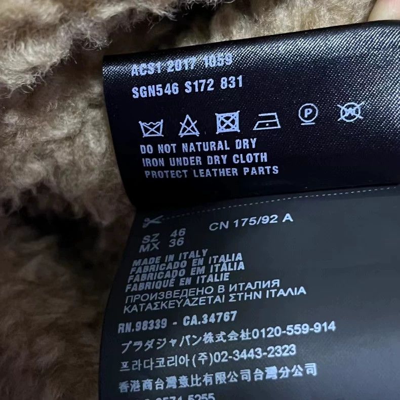 Prada Prada Corduroy Fleece-Lined Coat - dmc Size US M / EU 48-50 / 2 - 3 Thumbnail