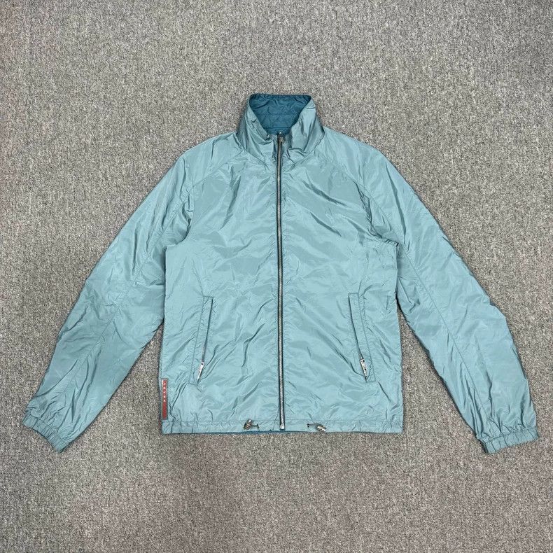 Prada Prada Reversible Nylon Jacket Blue - dmc Size US M / EU 48-50 / 2 - 2 Thumbnail