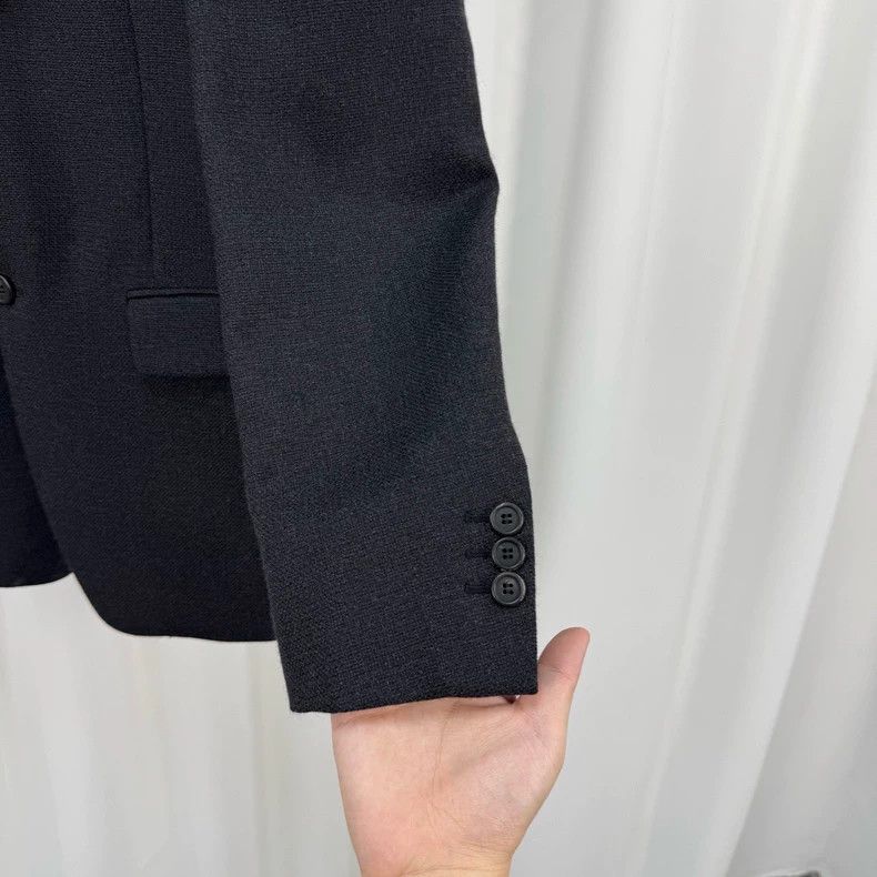 Prada Prada Black Wool Thick Blazer - dmc Size US M / EU 48-50 / 2 - 4 Thumbnail