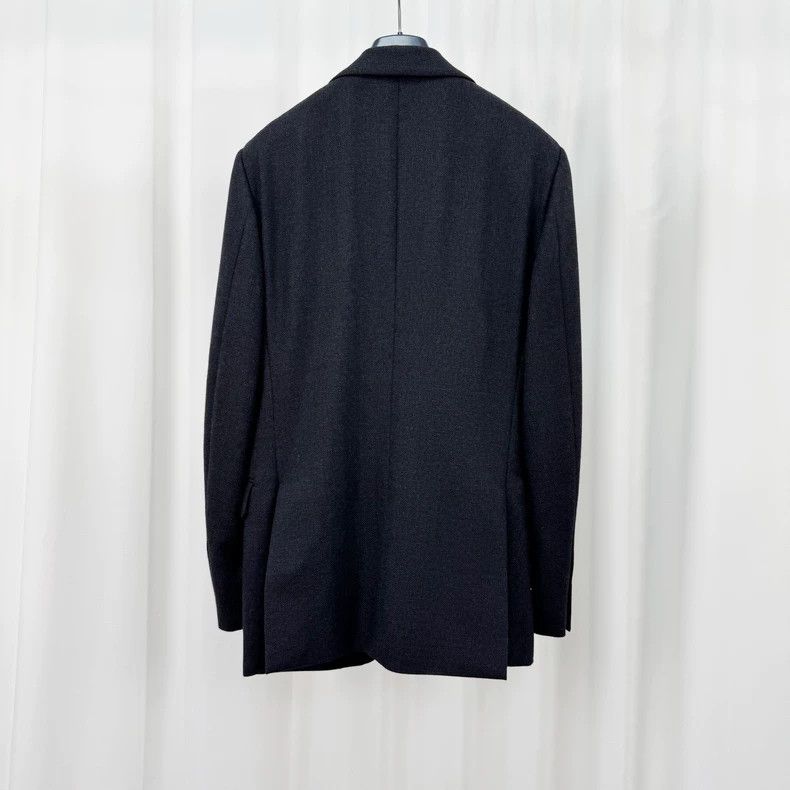 Prada Prada Black Wool Thick Blazer - dmc Size US M / EU 48-50 / 2 - 2 Thumbnail