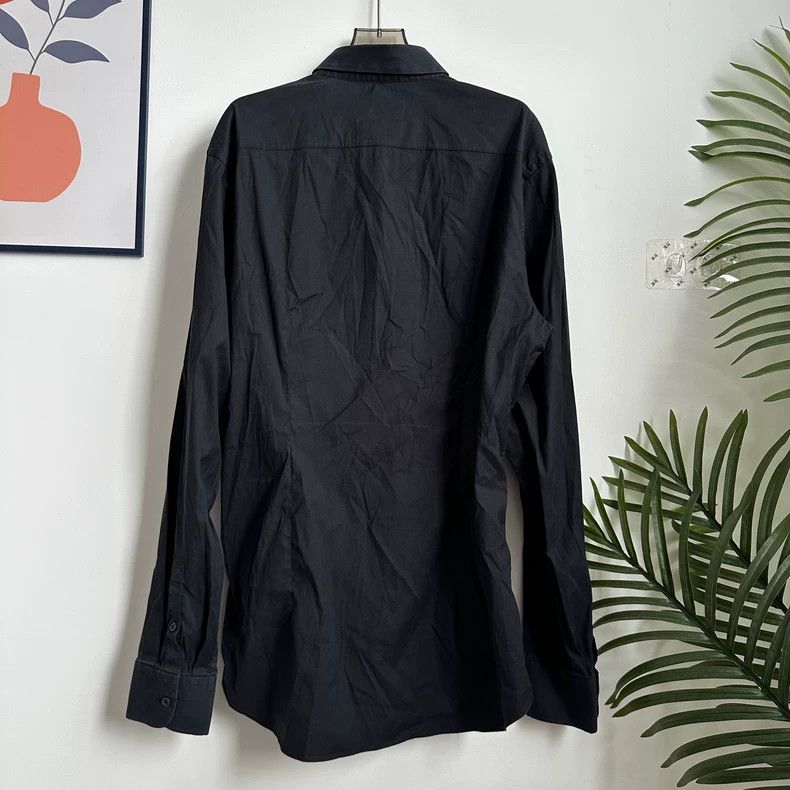 Prada Prada Black Long Sleeve Shirt - dmc Size US M / EU 48-50 / 2 - 2 Thumbnail