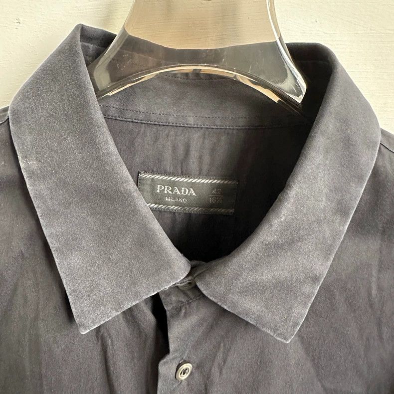 Prada Prada Black Long Sleeve Shirt - dmc Size US M / EU 48-50 / 2 - 3 Thumbnail