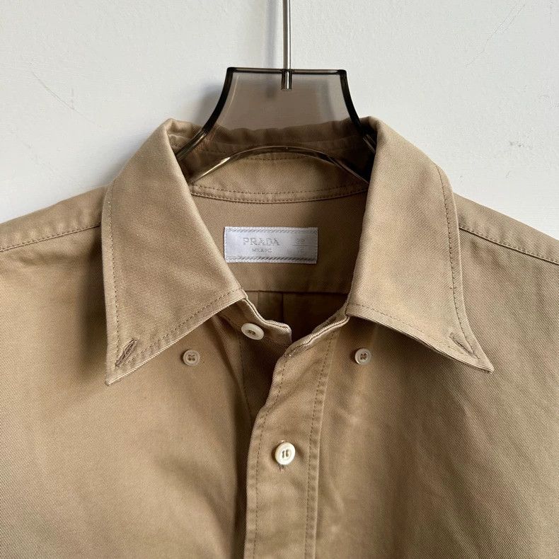Prada Prada Brown Logo Embroidered Short Jacket - dmc Size US M / EU 48-50 / 2 - 3 Thumbnail
