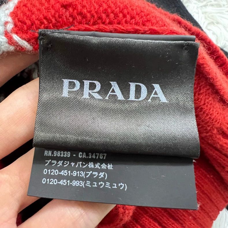 Prada Prada Wool Knit Flame Pattern Sweater - dmc Size US M / EU 48-50 / 2 - 4 Thumbnail