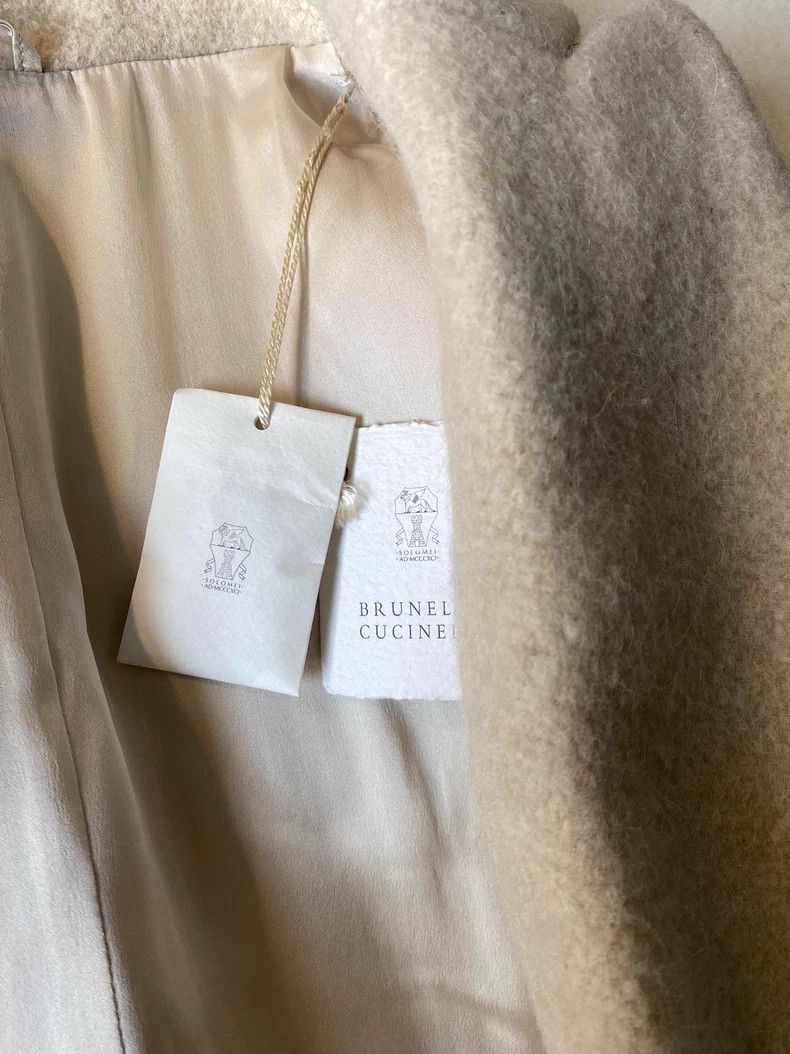 Brunello Cucinelli Brunello Cucinelli Alpaca Wool Coat - dmc Size US M / EU 48-50 / 2 - 3 Thumbnail