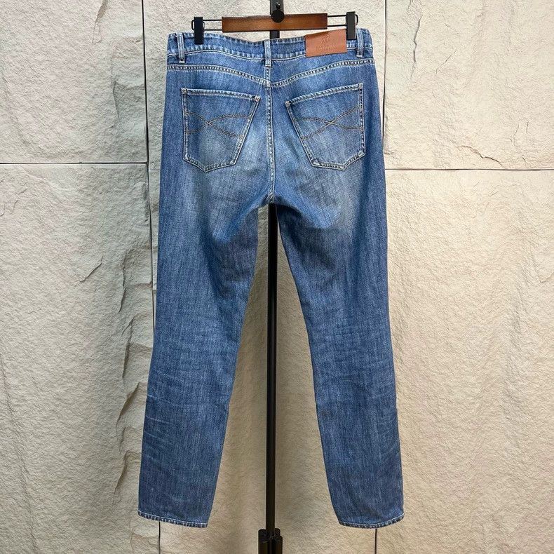 Brunello Cucinelli Brunello Cucinelli Washed Denim Jeans - dmc Size US 32 / EU 48 - 2 Thumbnail
