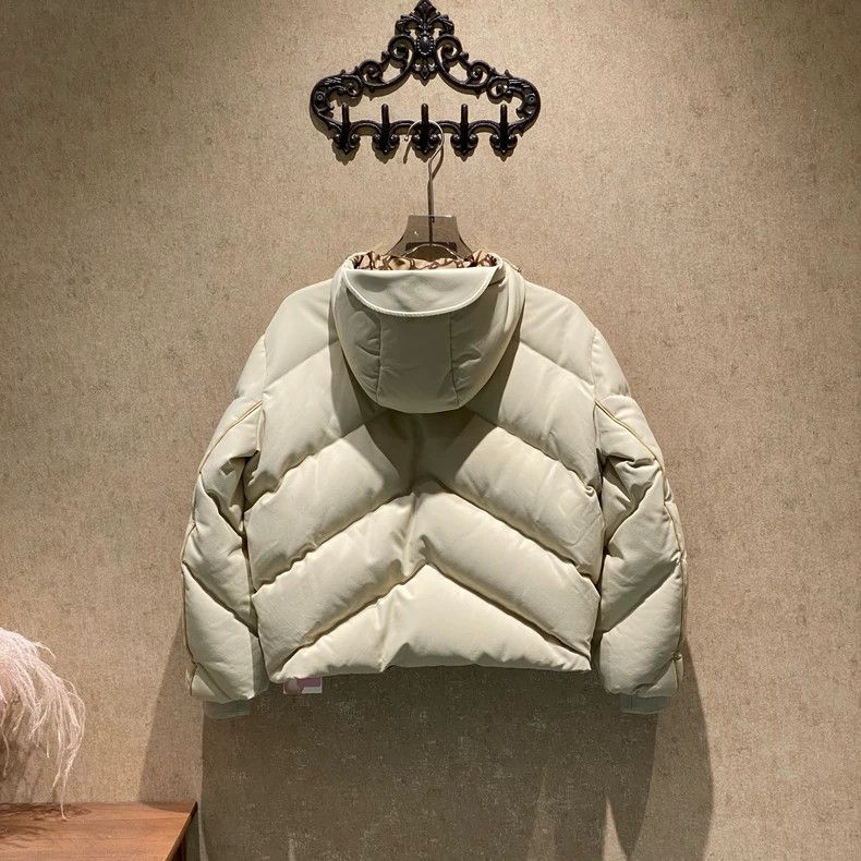 Hermes Hermes Beige Hooded Down Jacket - dmc Size US S / EU 44-46 / 1 - 2 Thumbnail
