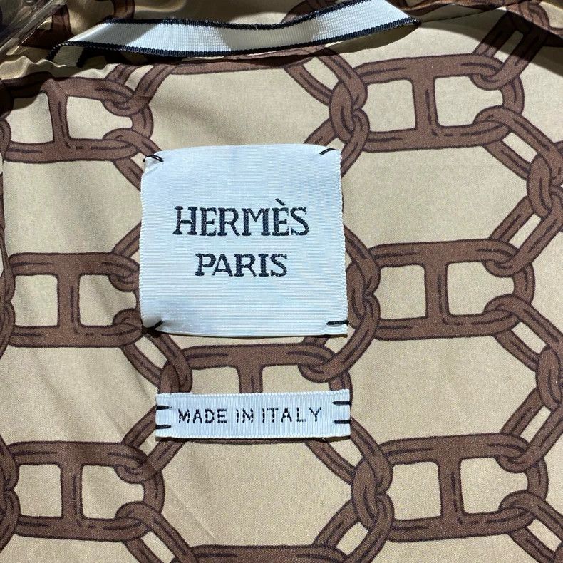 Hermes Hermes Beige Hooded Down Jacket - dmc Size US S / EU 44-46 / 1 - 3 Thumbnail