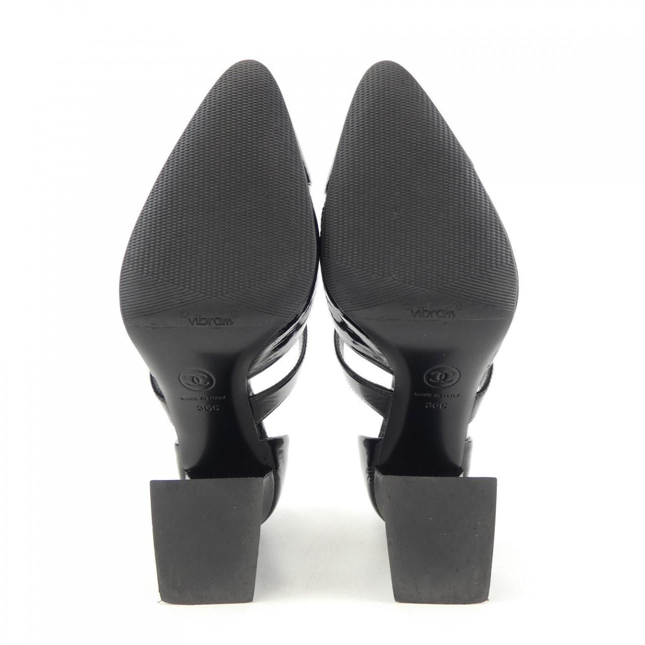 Chanel Chanel Chanel G39048X56544 Patent Goatskin Shoes Leather Shoes G39048X56544 DUTY FREE for USA Size ONE SIZE - 4 Thumbnail