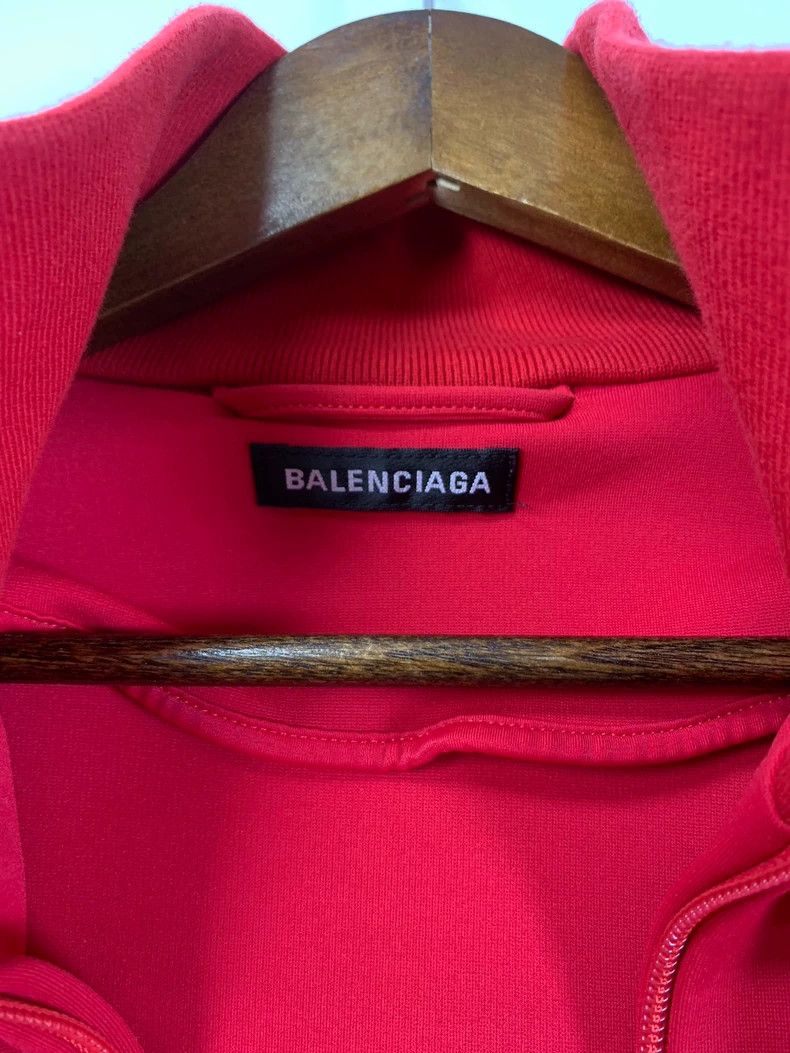 Balenciaga Balenciaga Red Long Sleeve Jacket - dmc Size US XL / EU 56 / 4 - 3 Thumbnail