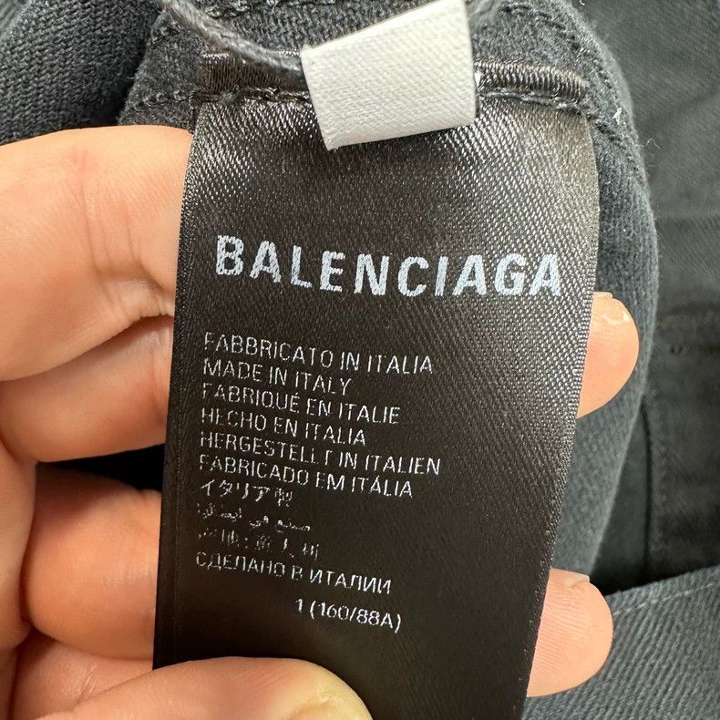 Balenciaga Balenciaga Black Denim Jacket - dmc Size US M / EU 48-50 / 2 - 4 Thumbnail