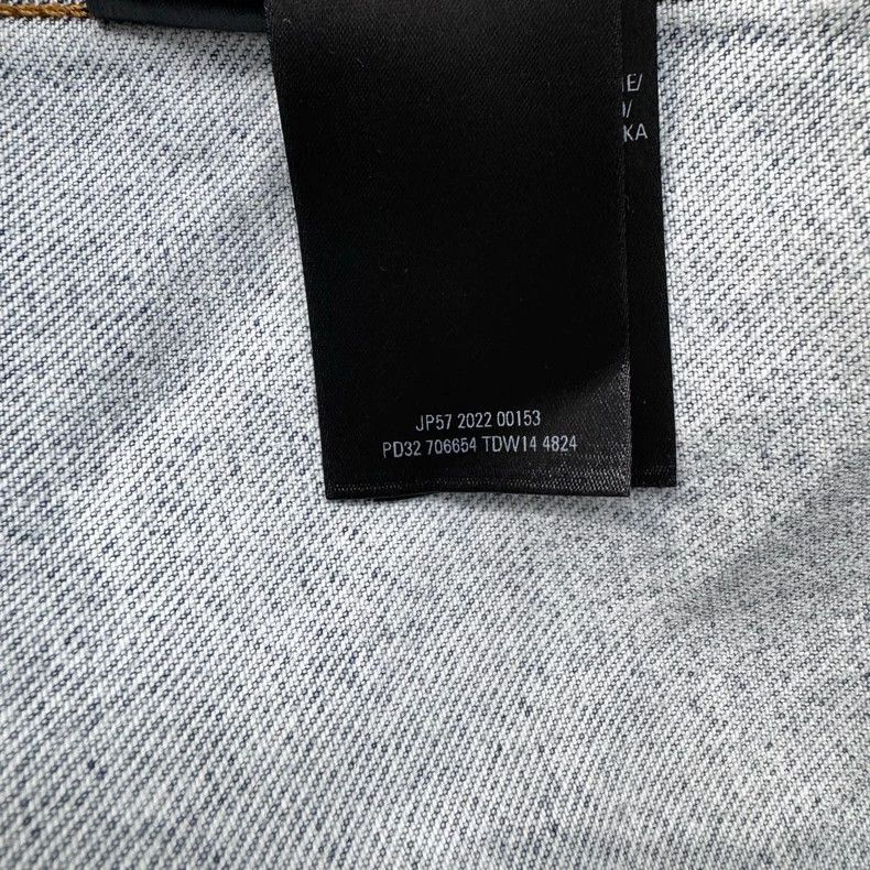 Balenciaga Balenciaga TWISTED Sleeve Denim Jacket - dmc Size US M / EU 48-50 / 2 - 6 Thumbnail