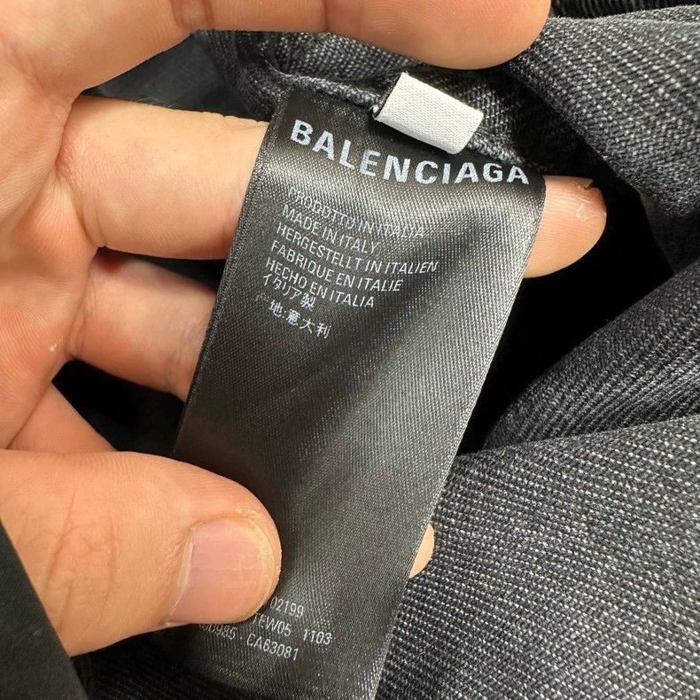 Balenciaga Balenciaga Rainbow Logo Denim Jacket - dmc Size US M / EU 48-50 / 2 - 4 Thumbnail