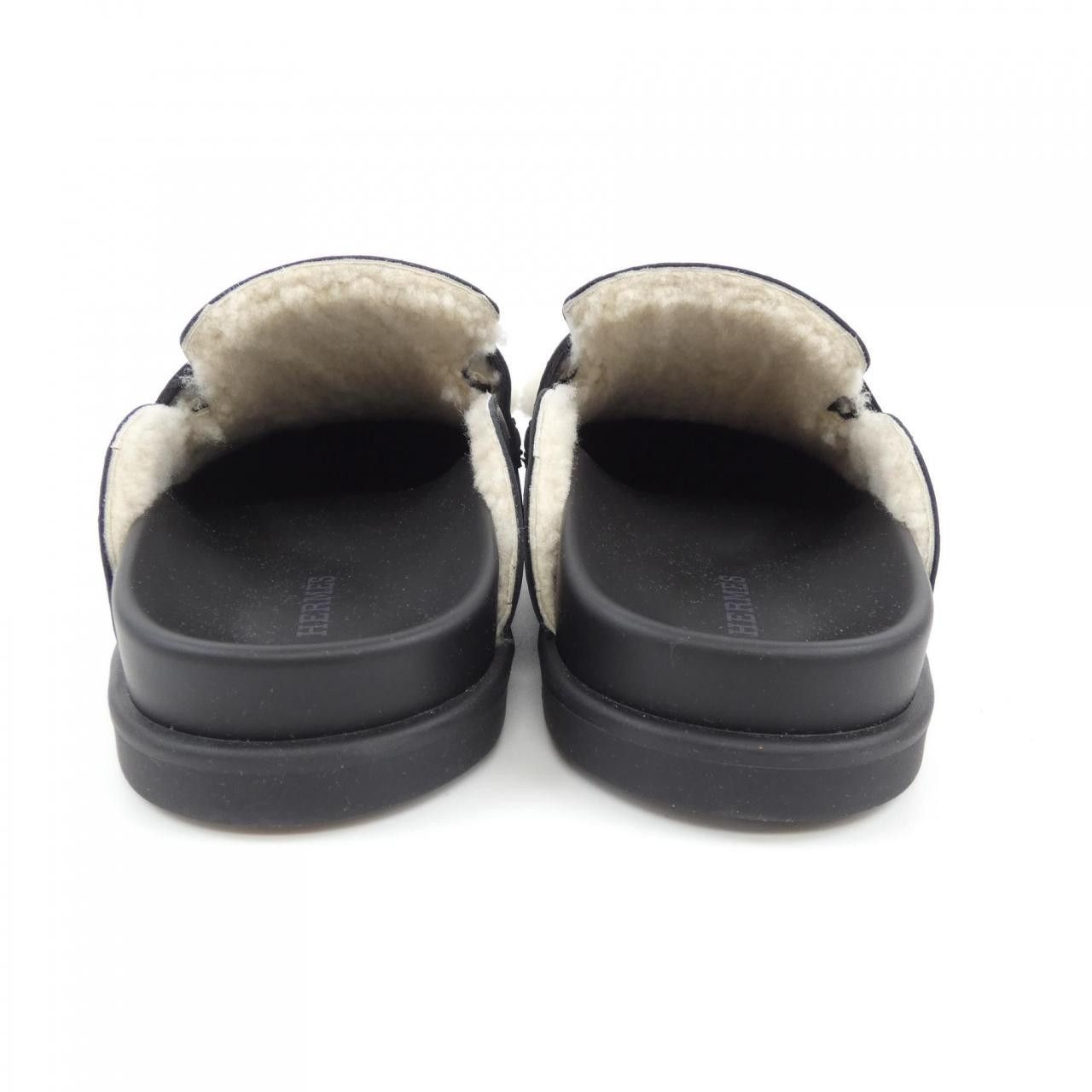 Hermes Hermes Hermes Shearling Shoes Natural Material Shoes DUTY FREE for USA Size ONE SIZE - 5 Thumbnail