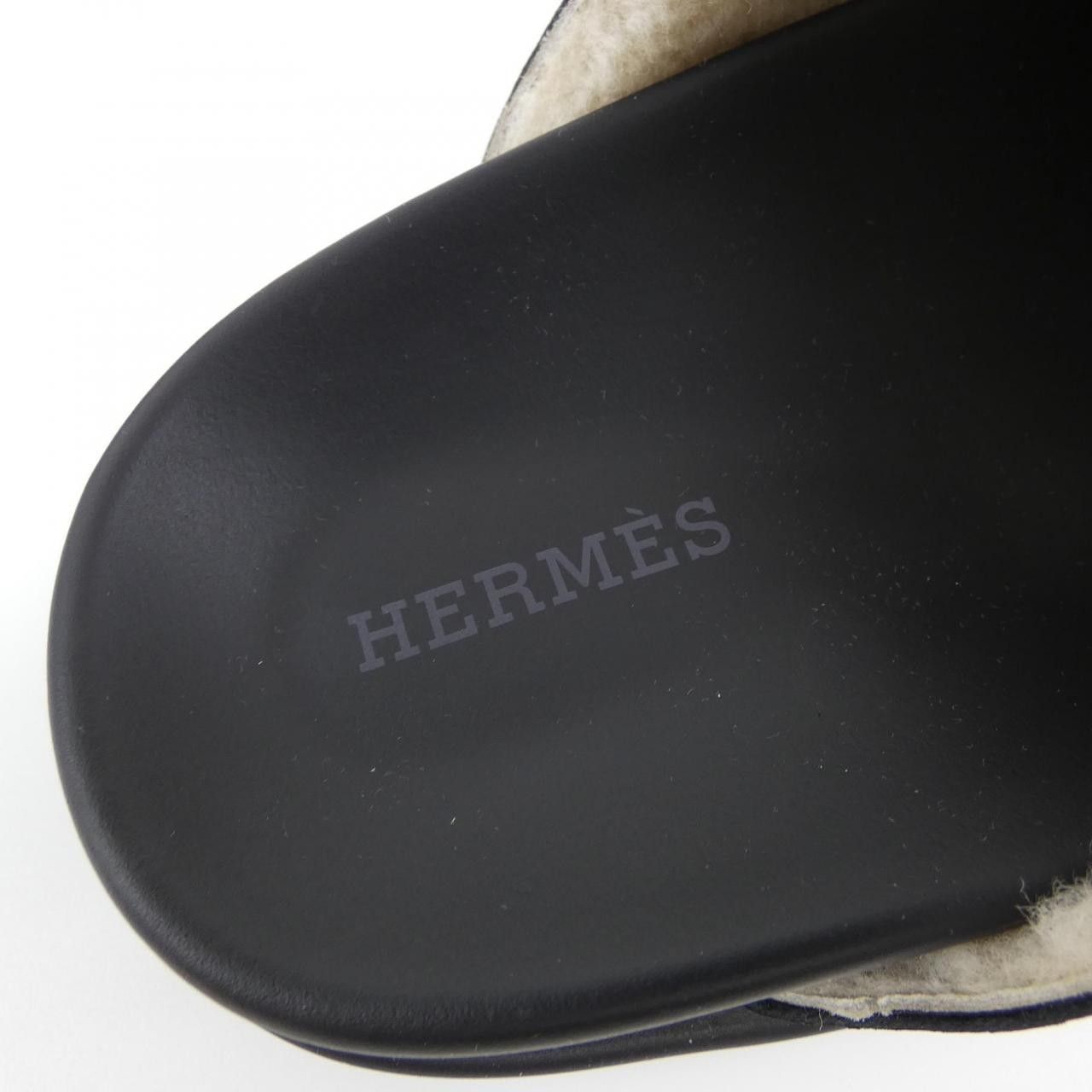 Hermes Hermes Hermes Shearling Shoes Natural Material Shoes DUTY FREE for USA Size ONE SIZE - 6 Thumbnail