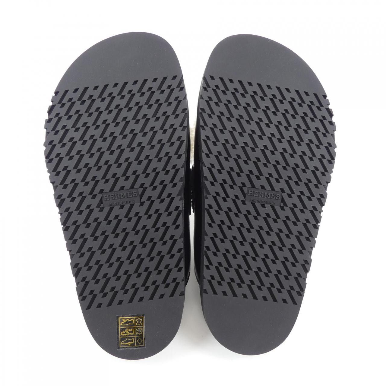Hermes Hermes Hermes Shearling Shoes Natural Material Shoes DUTY FREE for USA Size ONE SIZE - 4 Thumbnail