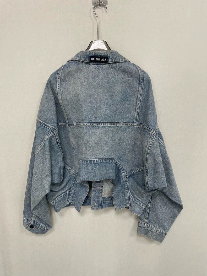 Balenciaga Balenciaga 23 Denim Inverted Jacket - dmc Size US XS / EU 42 / 0 - 2 Thumbnail
