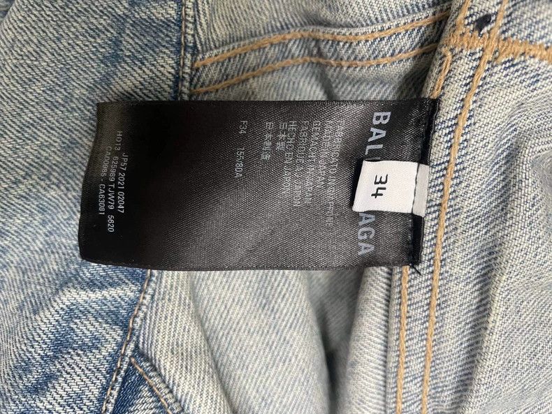 Balenciaga Balenciaga 23 Denim Inverted Jacket - dmc Size US XS / EU 42 / 0 - 4 Thumbnail